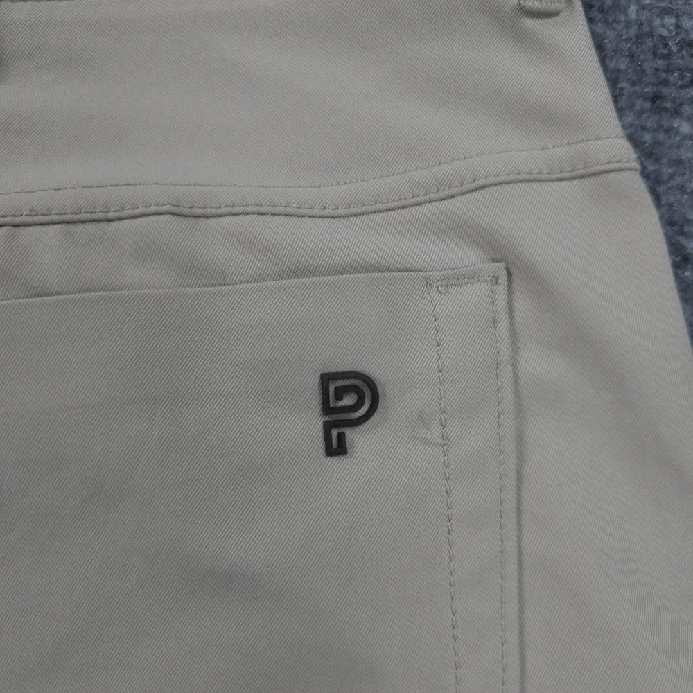 Public Rec Pants Mens 38x30 Beige Dealmaker Chino Casual Golf Performance